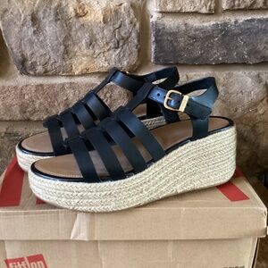 Fitflop Platform Wege Sandals Fisherman Womens 7